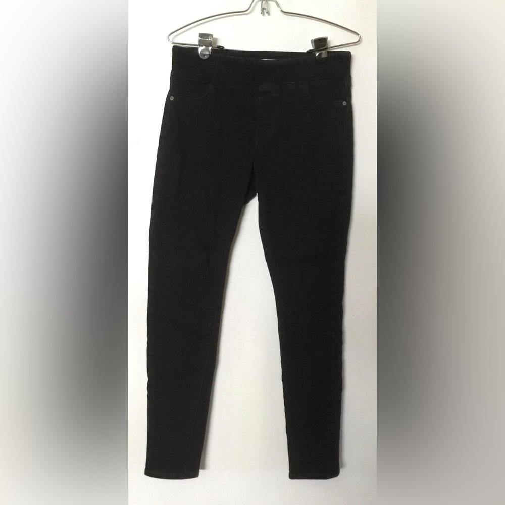 Fleece lined stretch denim skinny jeans.